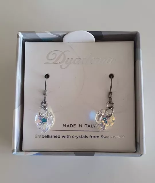 Dyadema Damen Ohrringe mit Swarovski Kristall Steinen