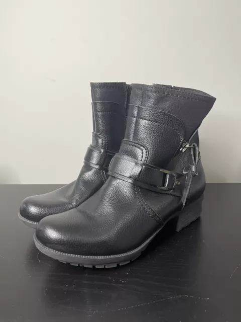 CLARKS COLLECTION BOOTS Womens 5 Riddle Phrase Riding Brown