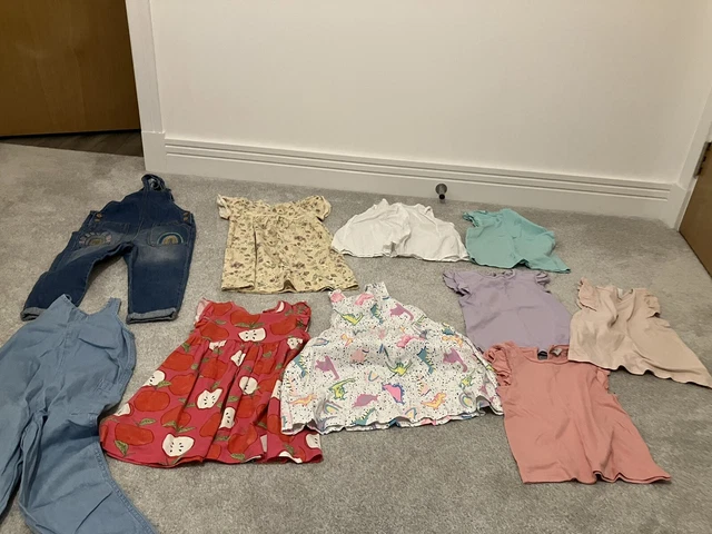 Girls Clothes Bundle Aged 3-4 Years Next / Zara / Disney Various 32 Items large