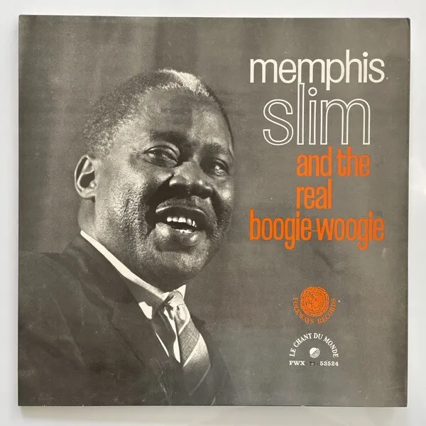 Memphis Slim The Real Boogie Woogie Folkways Records Le Chant du Monde FWX 53524