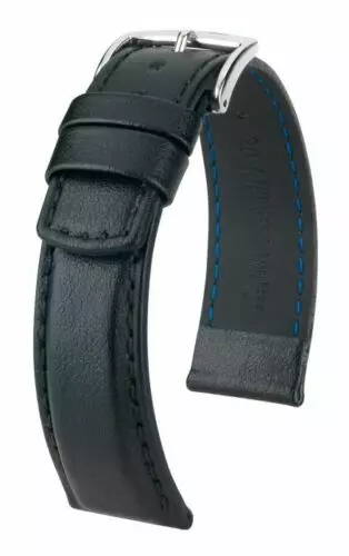 Bracelet pour Montre Hirsch Coureur Veau Noir 18mm 20mm 21mm 22mm 24mm Neuf
