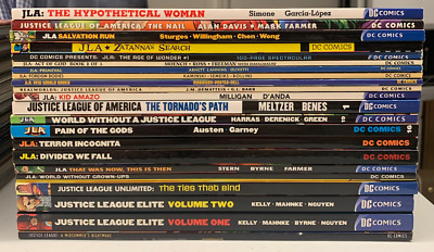 JLA Large Mixed Lot 01 Justice League of America DC Comics TPB Reader Copies