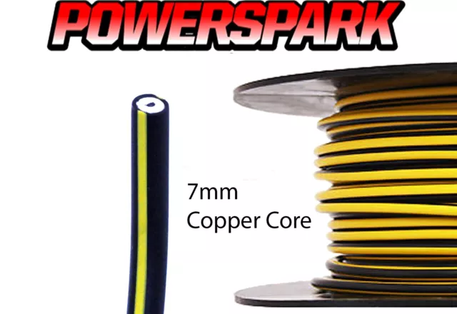 Powerspark Bumblebee Copper Core 7mm Ignition Lead in Metre Lengths