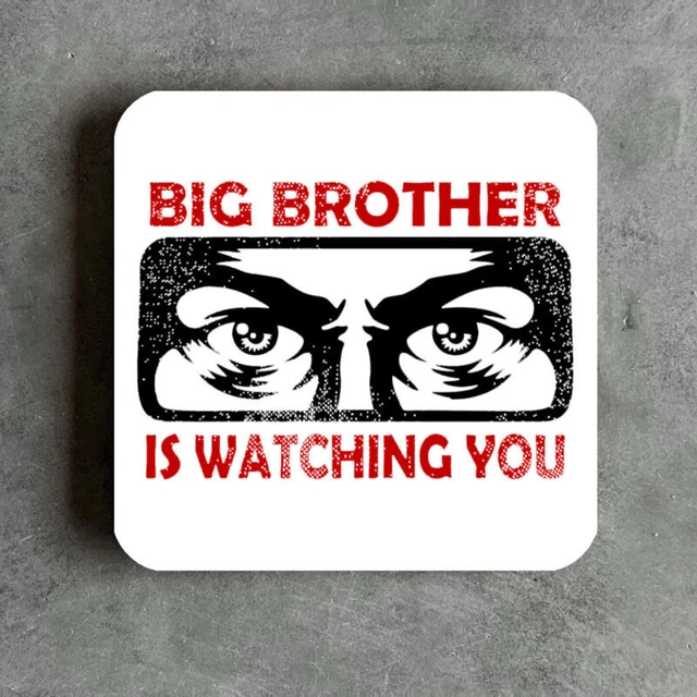 1984 Grand Frère Est Observation You Yeux dessous de Verre Sci Fi Film Ingsoc