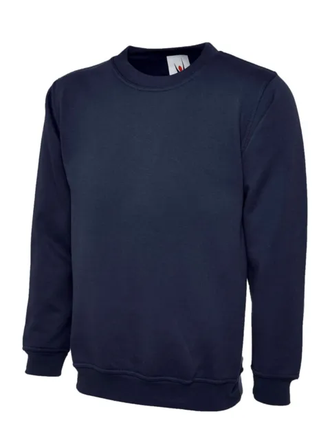 Ladies Classic Plain Sweatshirts Size 6 to 30 / XS to 4XL NEW SWEATSHIRT JUMPER