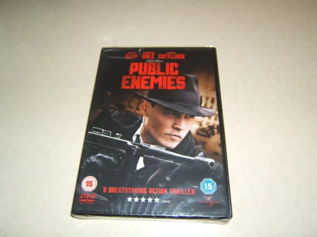 Public Enemies : Johnny Depp    New Sealed Region 2 Dvd