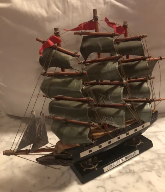 Vintage Charles W. Morgan model ship