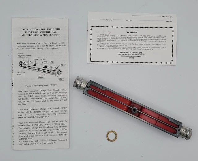 MULTISCALE UNIVERSAL POWDER Charge Bar, Model C Mec Shotshell