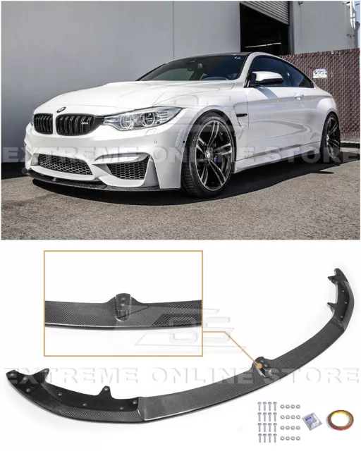 For 15-20 BMW F80 M3 M4 | M Performance CARBON FIBER Front Bumper Lip Splitter