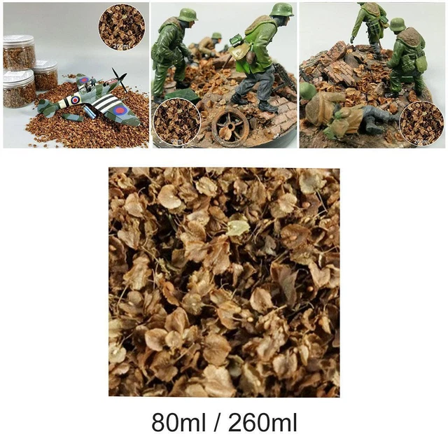Miniature Leaf Static Model Railway Fairy Garden Landscape Layout Decoration