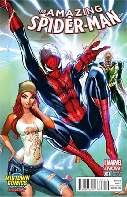 Amazing Spiderman 1 Vol 3 Rare Exclusive Midtown J Scott Campbell Color Variant
