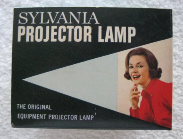NOS Sylvania projector tungsten lamp, halogen, quartz ELE tru-beam 30v-80w
