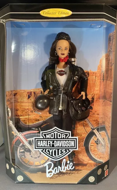 Vintage Collectable Limited Edition Mattel Harley-Davidson Biker Barbie Nib 1998
