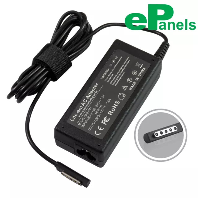 For Microsoft Surface Pro/Pro 2/RT 10.6 Windows 8 Tablet 45W AC Adapter Charger