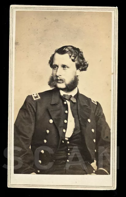 Civil War USN Navy Surgeon? CDV Photo by Fredricks New York Photographer