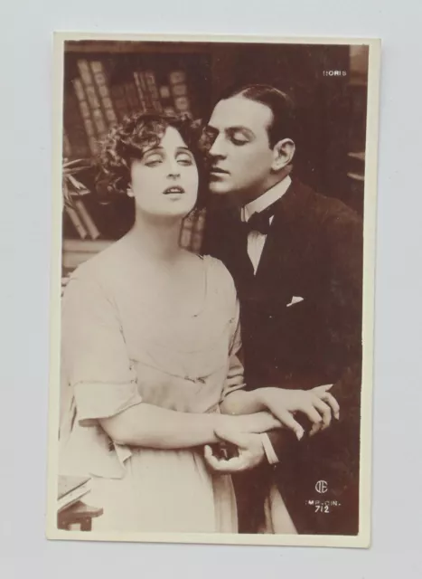 Antique Rare Pina Menichelli Amleto Novelli Actress Artist Cinema Post Card # 2