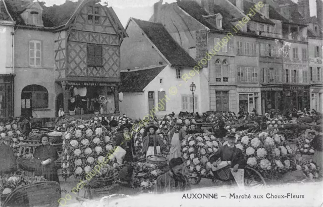 CPA 21130 AUXONNE Marché aux Choux Fleurs Edit PRELY ca1918