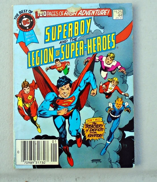Best Of Dc Blue Ribbon Digest #44, Superboy And The Legion Of Superheroes, 1984