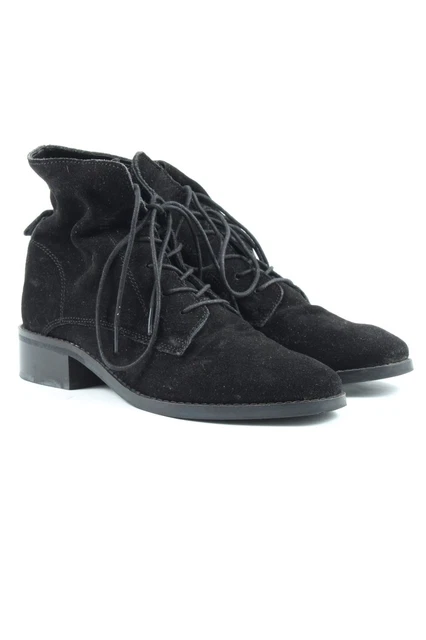 Bottines SAN MARINA En Daim Marron - Taille 37, Doublure Cuir, Talon 8.5 Cm - Très Bon état
