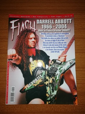 Rivista FLASH anno XXI numero 191 gennaio 2005 HEAVY METAL DARRELL ABBOTT 