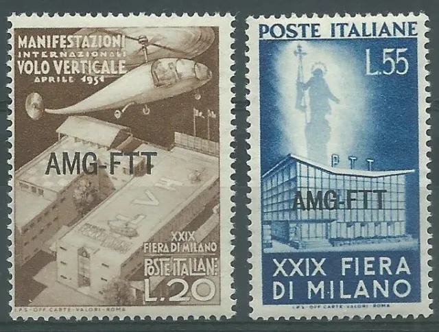 1951 Trieste A Amg-Ftt 29 Fiera Di Milano 2 Val MNH MF26441