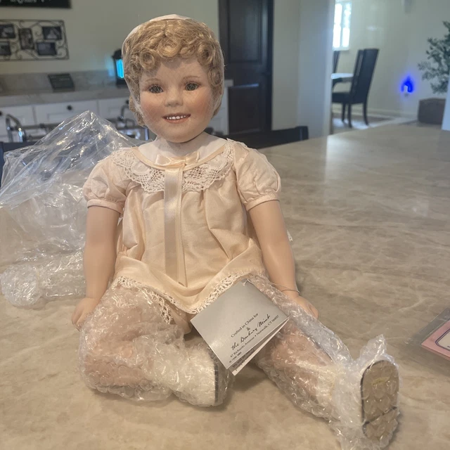 1996 DANBURY MINT SHIRLEY TEMPLE TODDLER DOLL “Little Miss Shirley” Clean