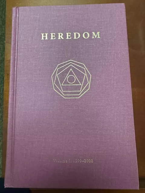 Heredom Scottish Rite Research Society Volume 8 Freemasonry Masonic NEW 1999-00