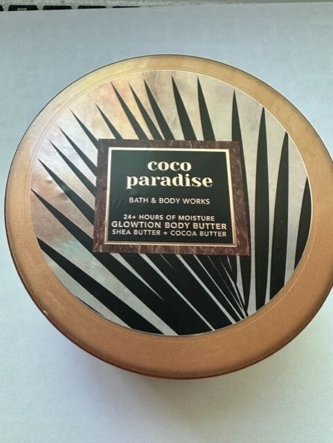 (1) Bath & Body Works COCO PARADISE 24HR Moisture Glowtion Body Butter 6.5oz NEW