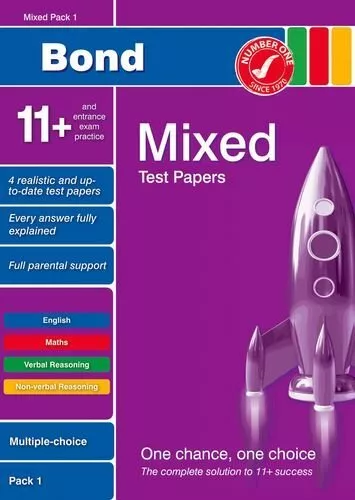 Bond 11+ Test Papers: Multiple Choice: Mixed Pac... by Alison Primrose Paperback