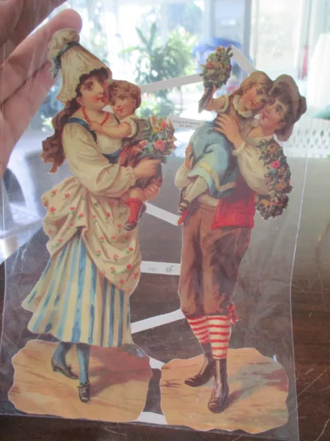 Ernst Freihoff die cut Victorian family W.GERMANY new old stock ges gesch 7107