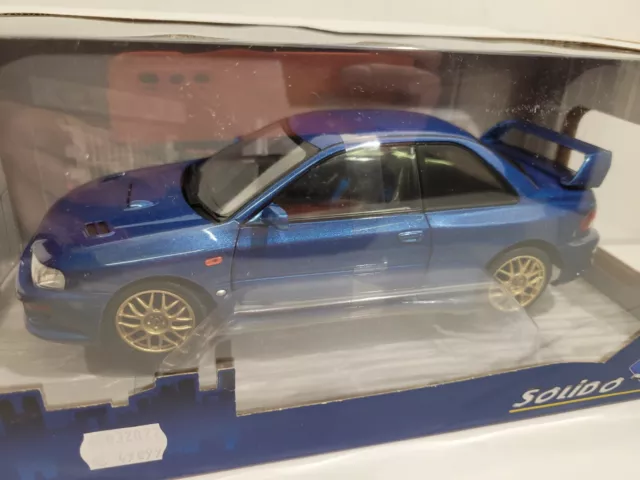 Miniature Solido neuve Die cast 1/18 Subaru Impreza 1998 wrc 22b bleu s1807401