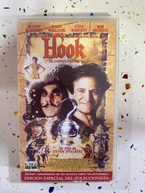 HOOK THE PIRATE Captain VHS Ed. Special D.Hoffman Robin Williams Julia  Roberts $21.58 - PicClick