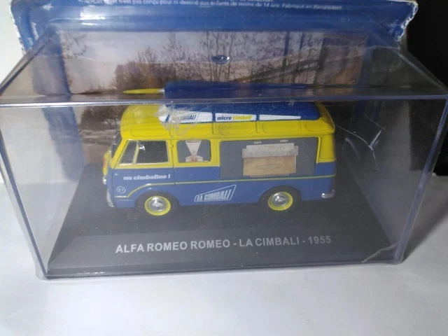 Miniature Solido 1/43 – Alfa Romeo GTV Fourgon Avec Remorque – Rallye – 1998