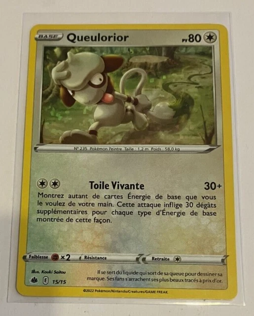 CARTE POK MON 15 15 Queulorior HOLO Holographique MC DONALD S 2022 carte-pok-mon-15-15-queulorior-holo-holographique-mc-donald-s-2022