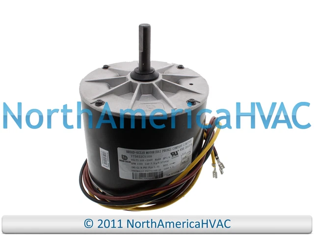 Moteur Ventilateur Condenseur US MOTORS K55HXCLL-1467 - 1/3-1/5 HP, 208-230V, 825 Tr/min - Neuf