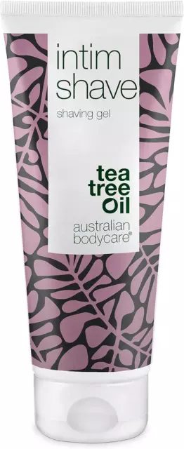 Australian Bodycare Intima Rasatura 100 ml - Gel da barba intimo con olio dell'albero del tè