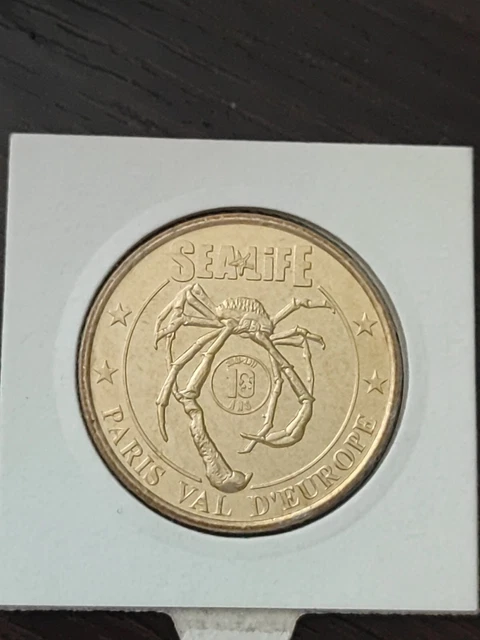 Médaille Et Patrimoine Sealife Paris Val D Europe Araignée De Mer 10 Ans