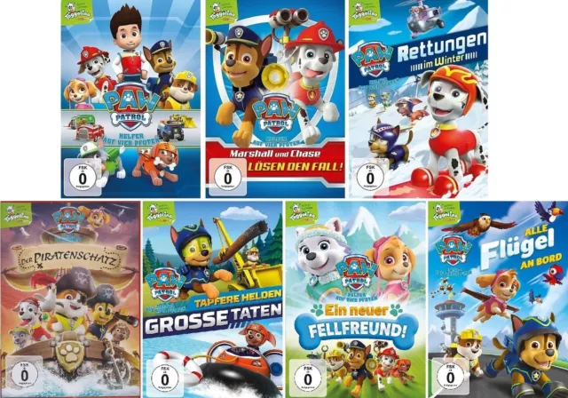 7 DVDs * PAW PATROL VOLUME 1 + 2 + 3 + 4 + 5 + 6 + 7 TOGGOLINO IM SET# NEU OVP +