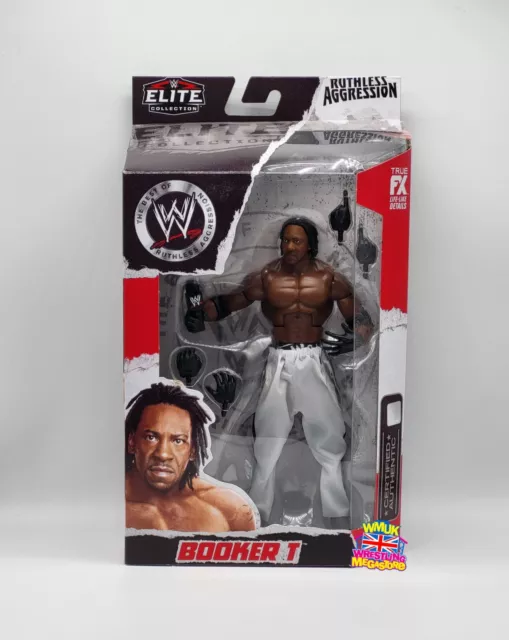 WWF WWE Elite Mattel Wrestlingfigur Ruthless Aggression Wave 2 Booker T