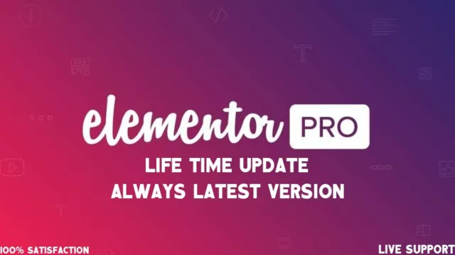 Elementor PRO WordPress Builder ⭐ Latest Version ⭐ Lifetime Update