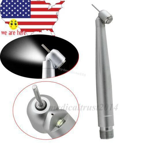 Denshine Dental 45° Surgical E-generator High Speed LED Handpiece Turbine 2 Hole
