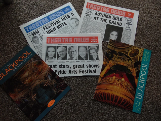 Job Lot Blackpool theatre items (Grand Theatre, Variety, Illumination Seasons)