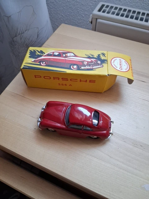 Porsche 356A Miniature Eligor – 1/43, Deux Tons, état Neuf Sous Boîte