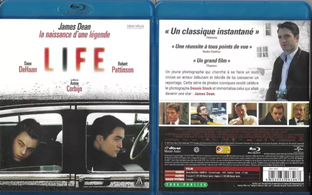 BLU RAY - LIFE ( JAMES DEAN ) avec ROBERT PATTINSON / COMME NEUF - LIKE NEW