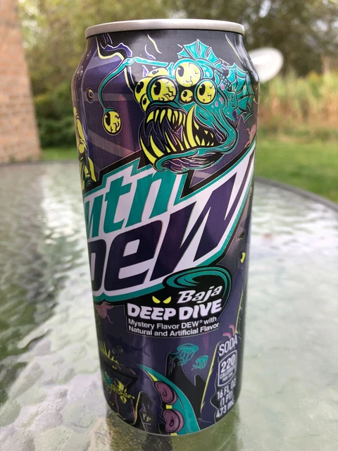Mountain Dew Baja Blast Deep Dive Mystery Flavor Unreleased Extremely Rare  16oz
