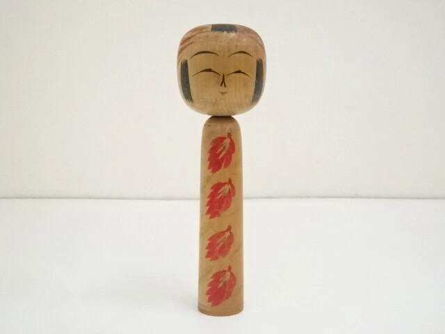 44172# TRADITIONAL JAPANESE CRAFT / KOKESHI DOLL (21.4 cm)/ ARTISAN WORK