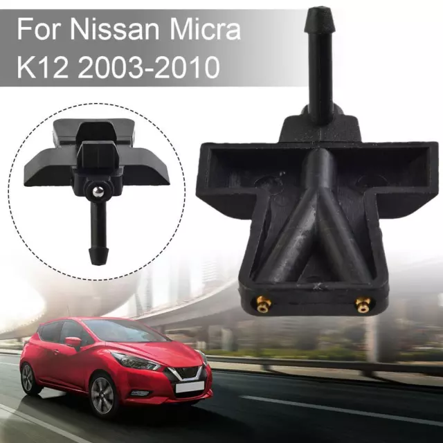 FRONT-WINDSCREEN WASHER JET NOZZLE For Nissan Micra 2003-2010 K12 H9M0