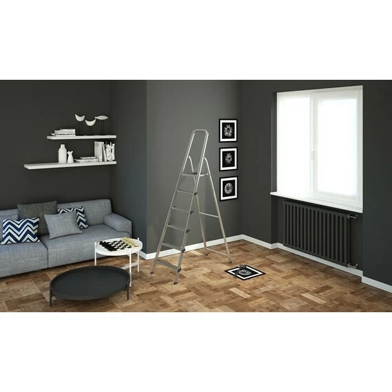 Scala STARK 6 Gradini In Acciao Alluminio Antiscivolo EN131 MADE IN ITALY 2
