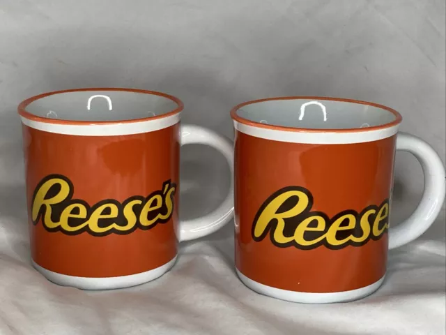 Reese's Peanut Butter Cup Coffee Tea Hot Chocolate Mug / Cups Galerie Set of 2