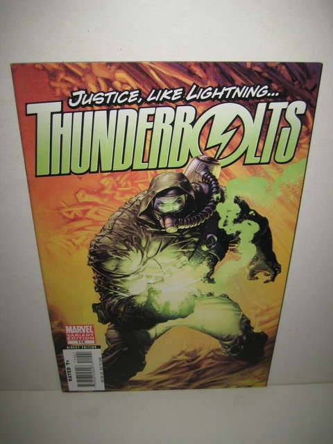Thunderbolts #114 Clayton Crain Radioactive Man Variant Cover Marvel Comics